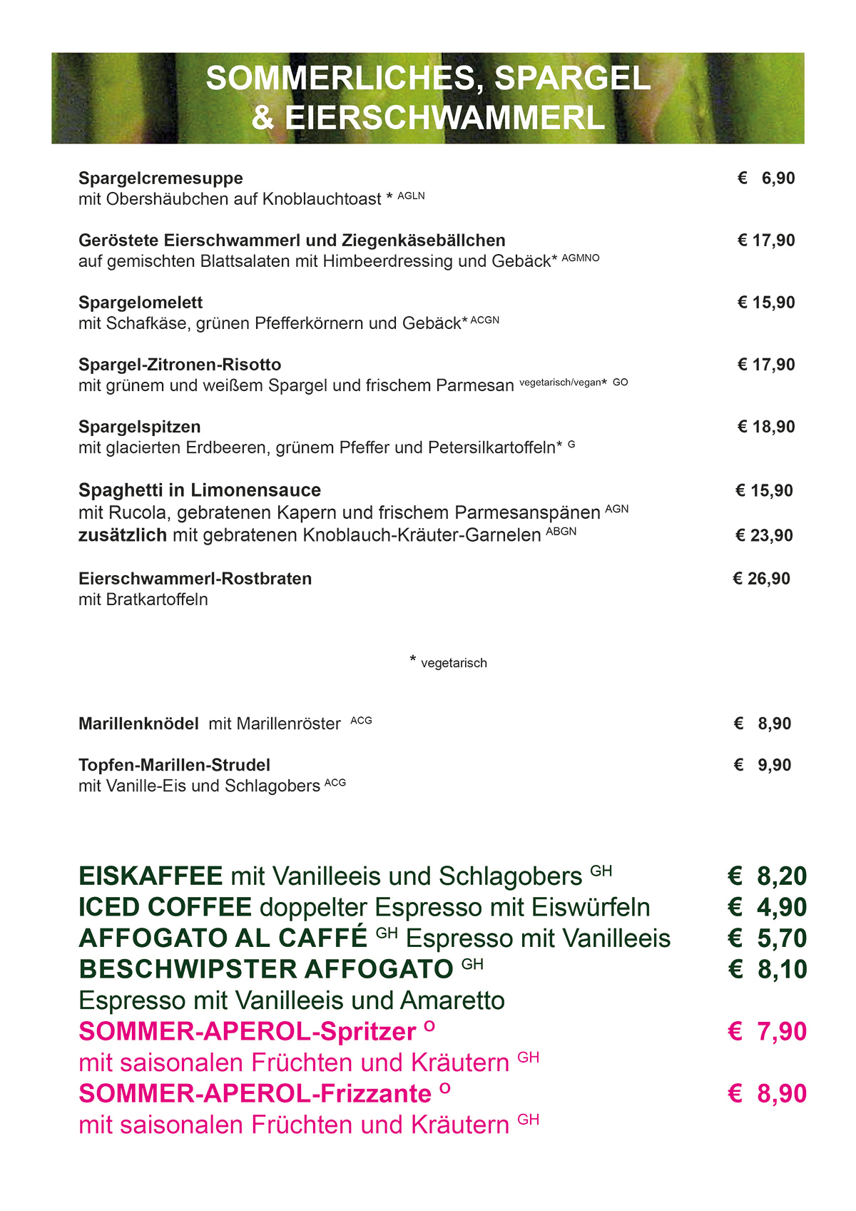 2025 Highlander Spargel Spargel Eierschwammerl