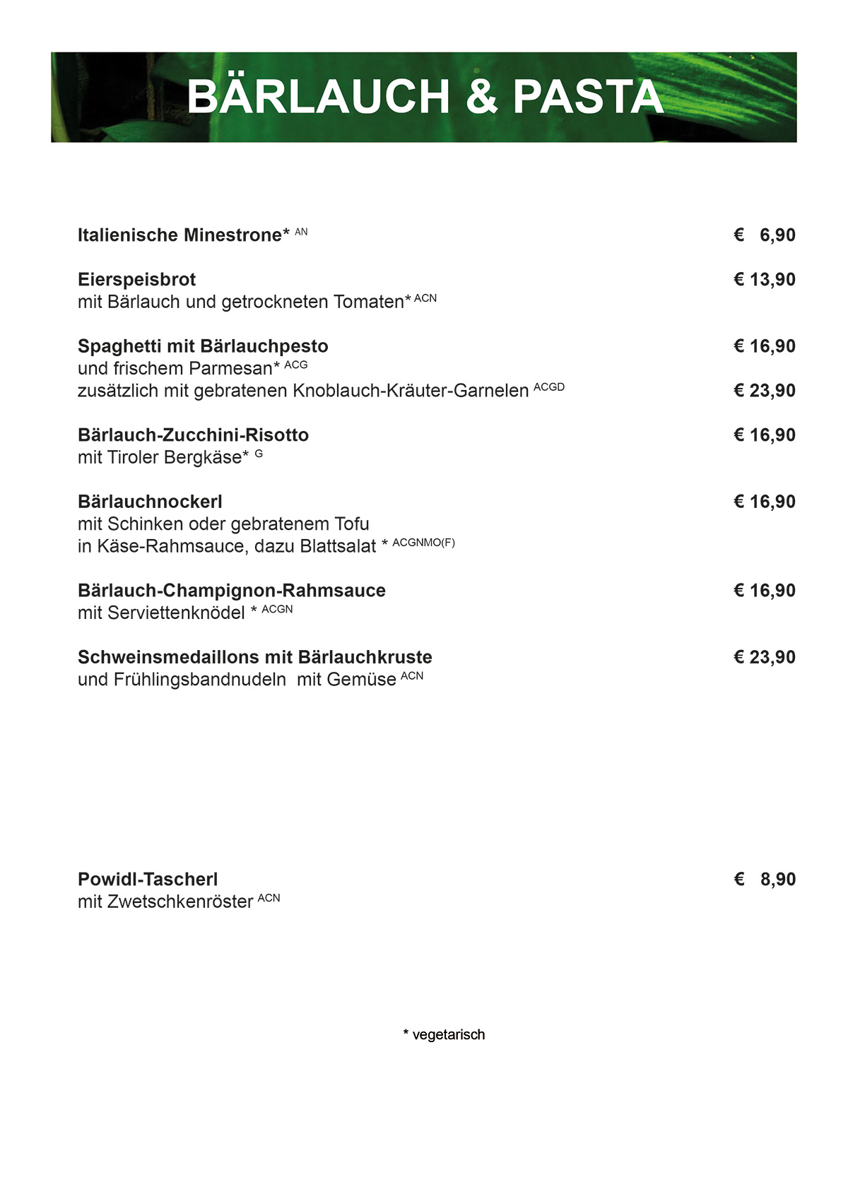 2026 Highlander Bärlauch und Pasta